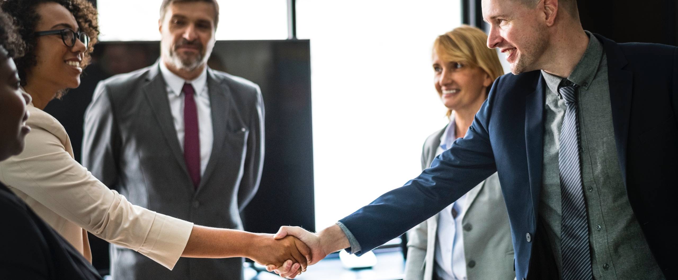 Business handshake